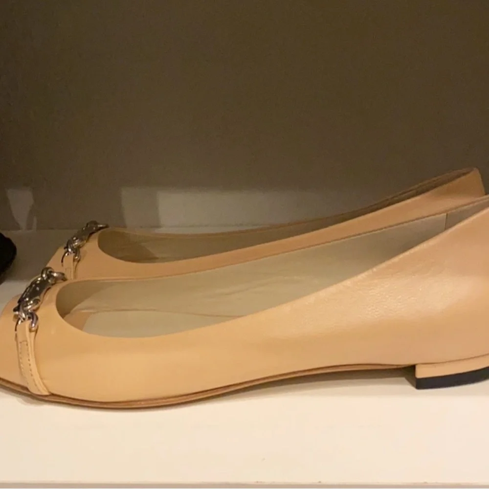 GUCCI TAN FLATS - Picture 9 of 11